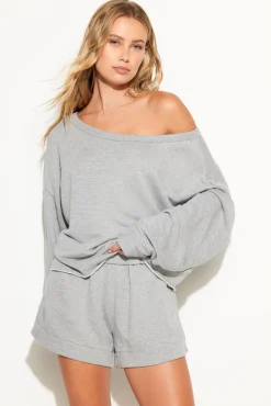 Bella Off Shoulder Sweatshirt