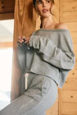Bella Off Shoulder Sweatshirt