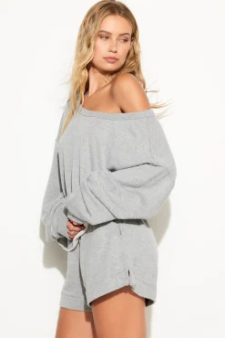 Bella Off Shoulder Sweatshirt