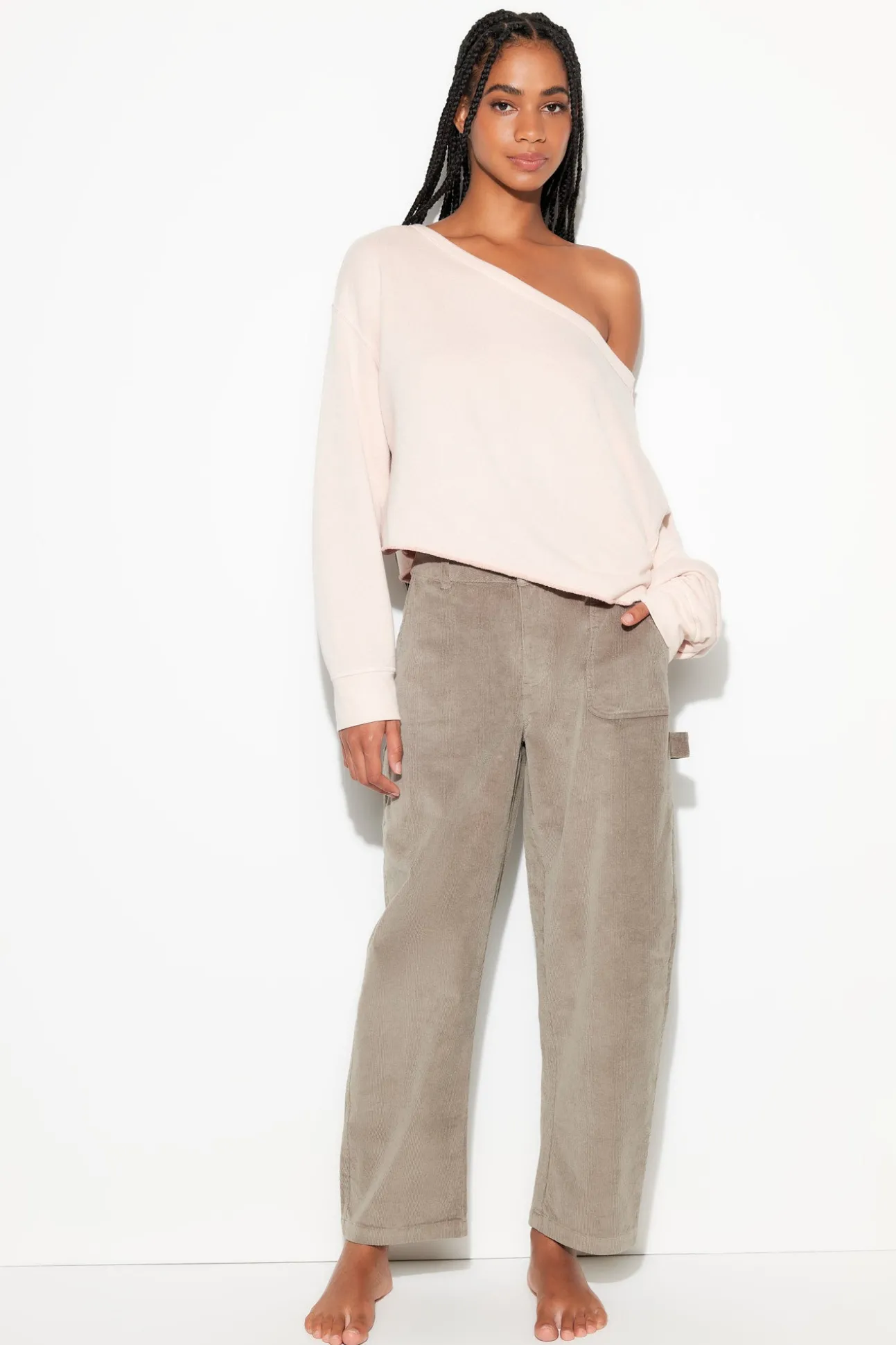 Bella Off Shoulder Sweatshirt