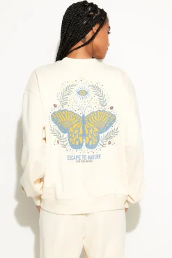 222 Butterfly La Brea Crew Sweatshirt