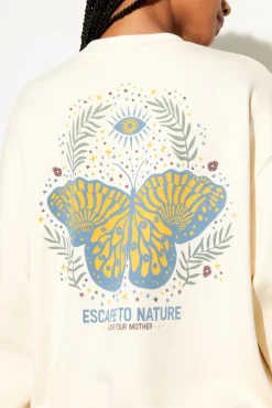 222 Butterfly La Brea Crew Sweatshirt
