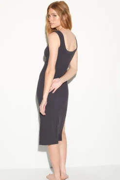 Camille Rib Midi Dress
