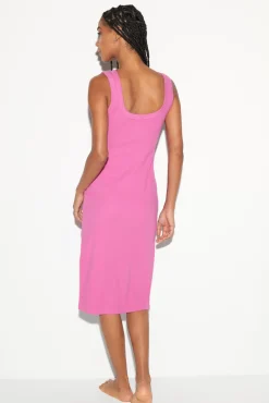 Camille Rib Midi Dress