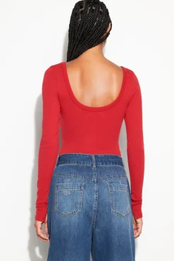 Chrissie Rib L/S Top