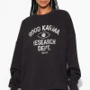 Good Karma Boyfriend Crew Sweatshirt