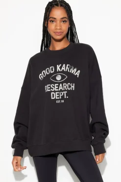Good Karma Boyfriend Crew Sweatshirt