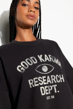 Good Karma Boyfriend Crew Sweatshirt