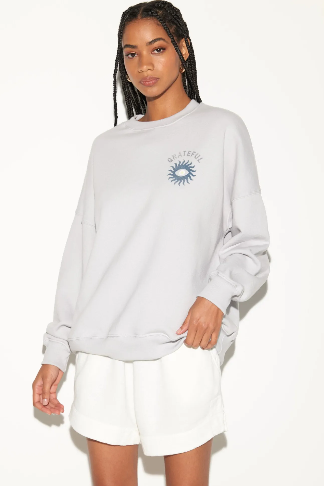Grateful Eye Boyfriend Sweatshirt