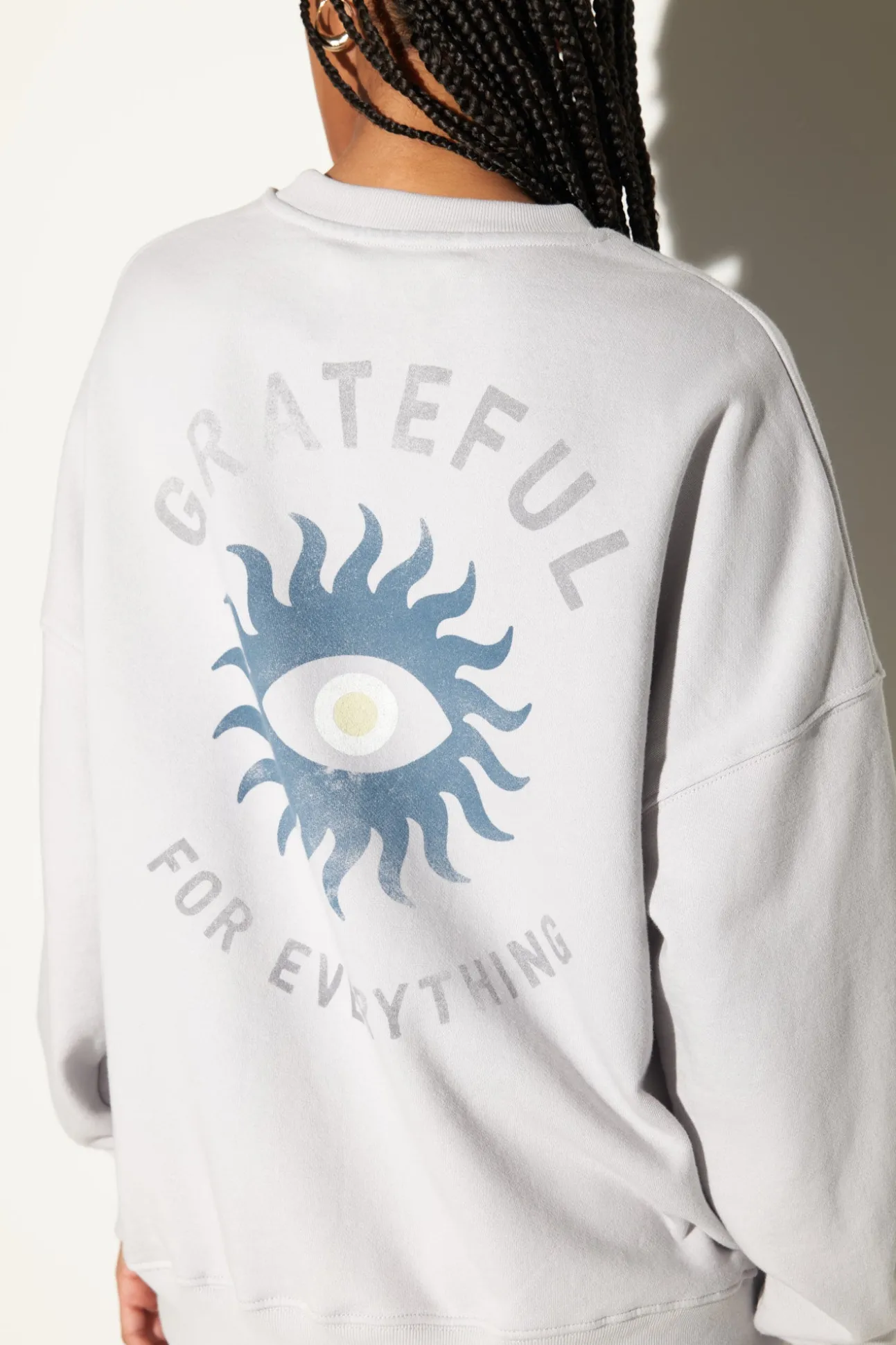 Grateful Eye Boyfriend Sweatshirt