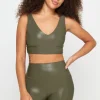 Harlow High Gloss Crop Tank