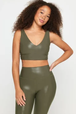 Harlow High Gloss Crop Tank