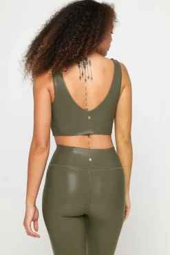 Harlow High Gloss Crop Tank