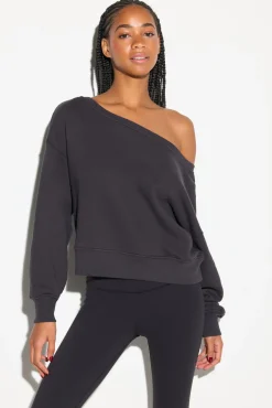 La Vida Off Shoulder Sweatshirt