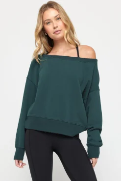 La Vida Off Shoulder Sweatshirt