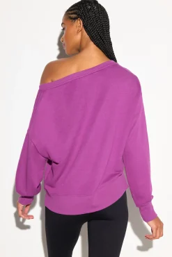 La Vida Off Shoulder Sweatshirt