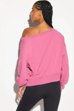 La Vida Off Shoulder Sweatshirt