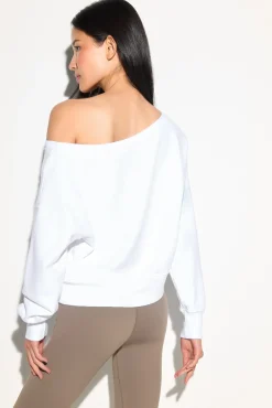 La Vida Off Shoulder Sweatshirt