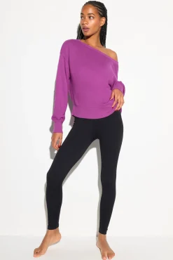 La Vida Off Shoulder Sweatshirt