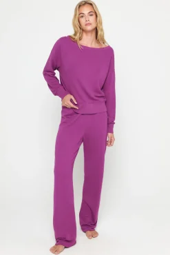 La Vida Off Shoulder Sweatshirt