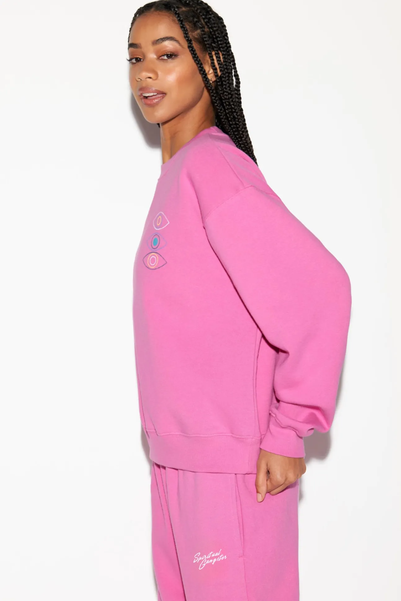 Mesmereyes La Brea Crew Sweatshirt