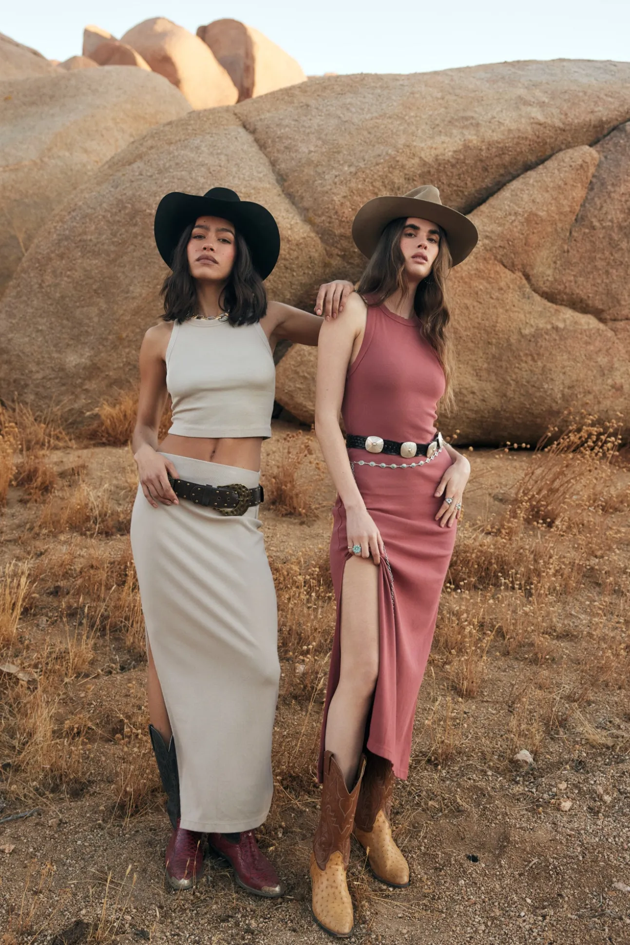 Raquel Rib Maxi Skirt