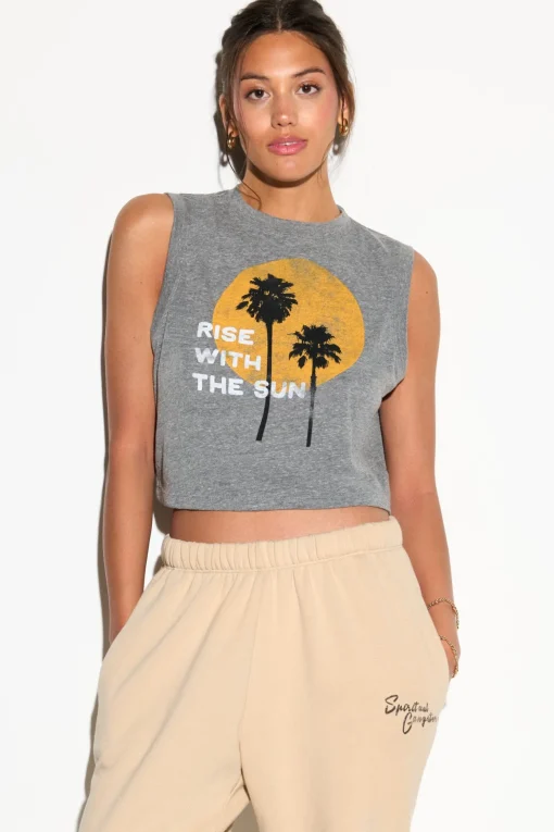 Shady Palm Crawford Crop Tank