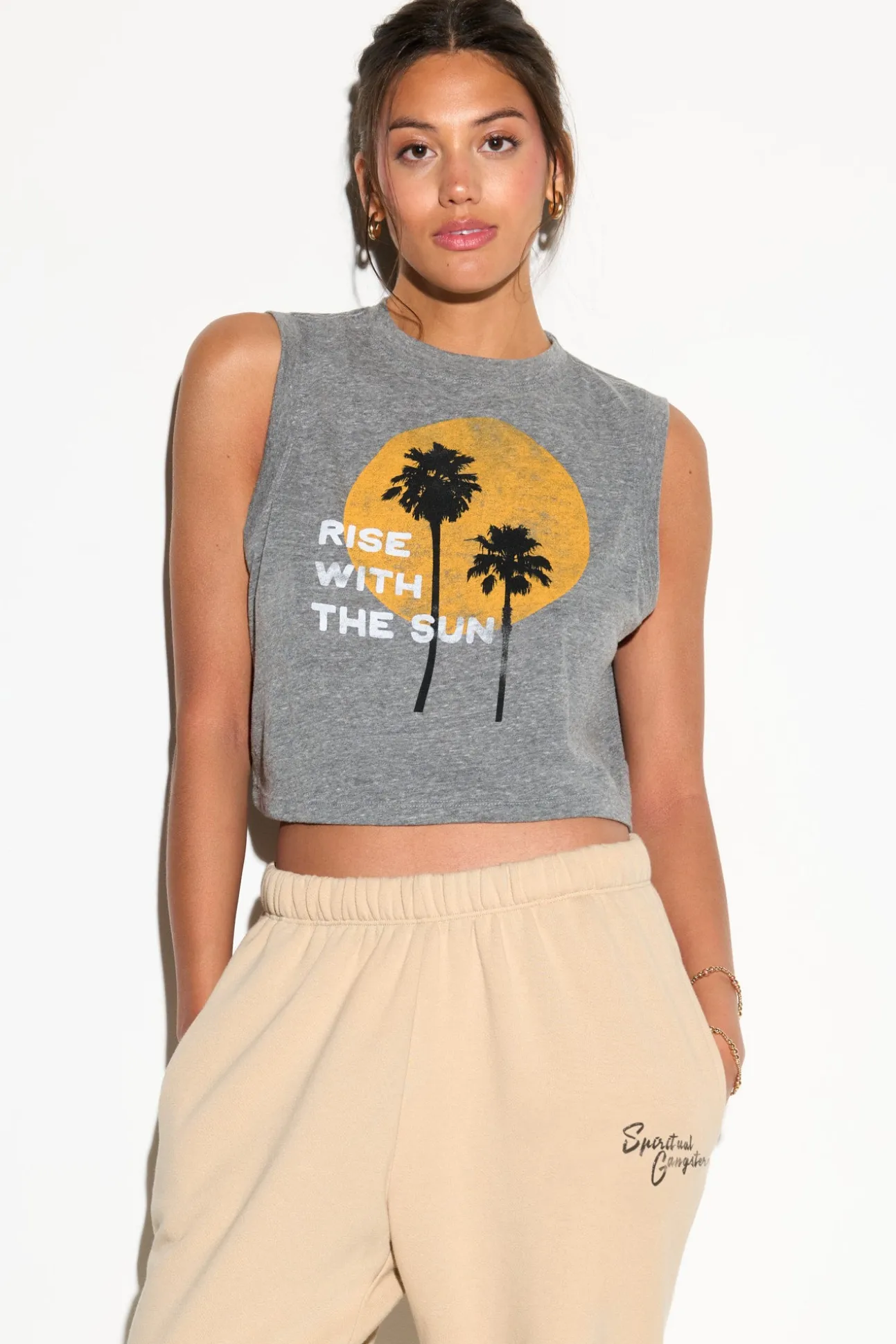 Shady Palm Crawford Crop Tank