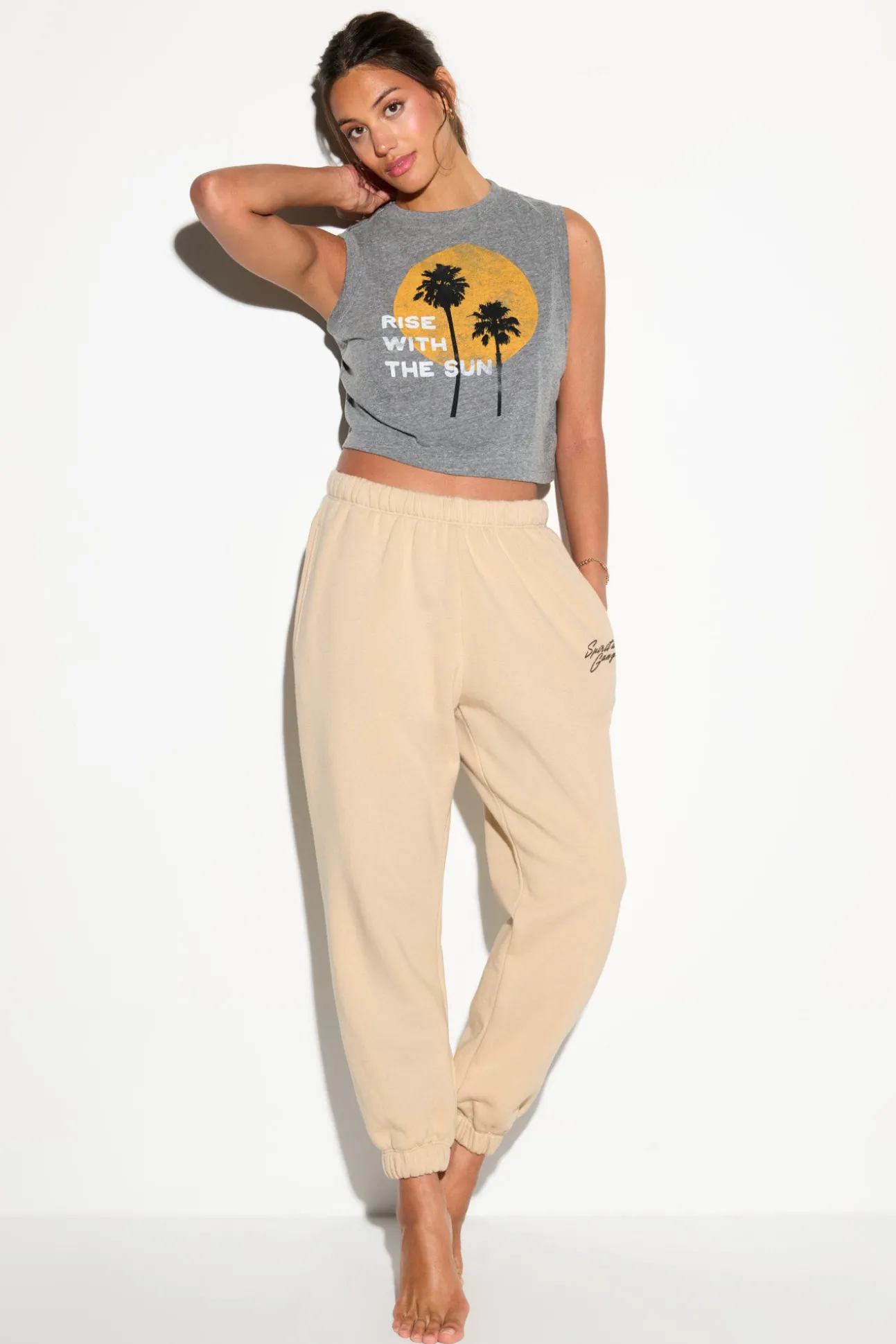 Shady Palm Crawford Crop Tank