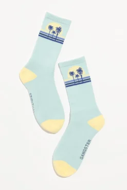 Sunset Stripe Crew Sock